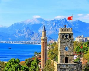Antalya City paint by number