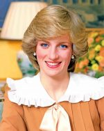 Beautiful Princess Diana paint by number