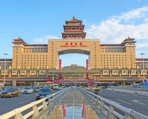 Beijing West Railway Station China Paint By Numbers
