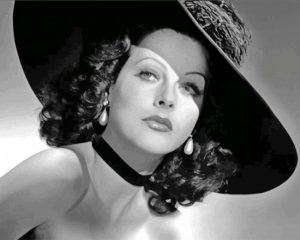 Black And White Hedy Lamarr paint by number