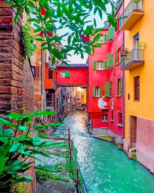 Bologna Italy Paint by number