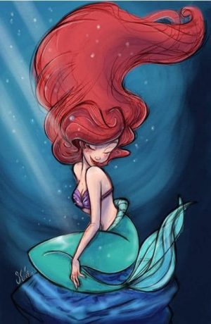 Ariel paint by numbers