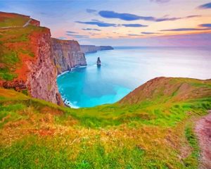 Cliffs of Moher Ireland paint by numbers