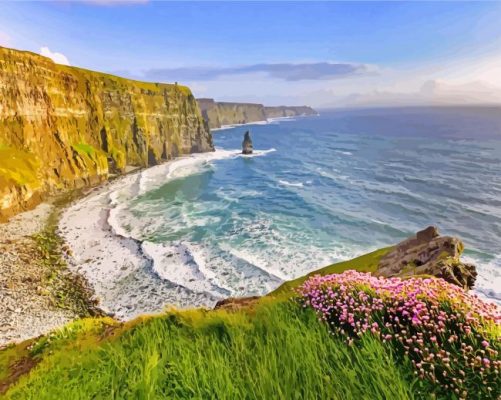 Cliffs of Moher paint by number