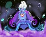 Disney Ursula Witch paint by number
