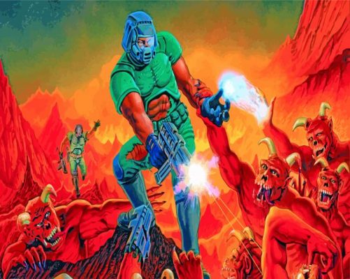 Doom Game paint by number