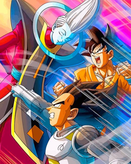 Dragon Ball Super paint by number