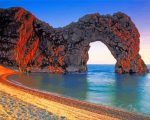 Durdle Door Dorset paint by number