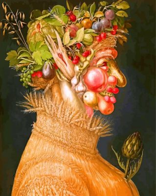 Giuseppe Arcimboldo Summer paint by number