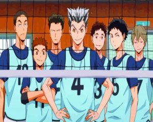 Haikyu Anime paint by number