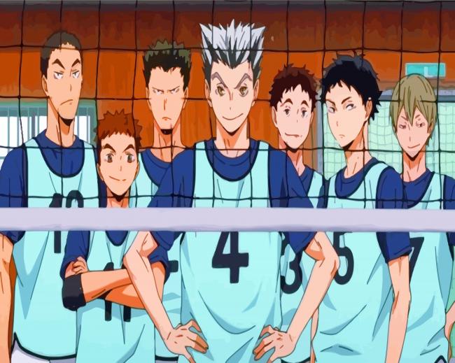 Haikyu Anime paint by number