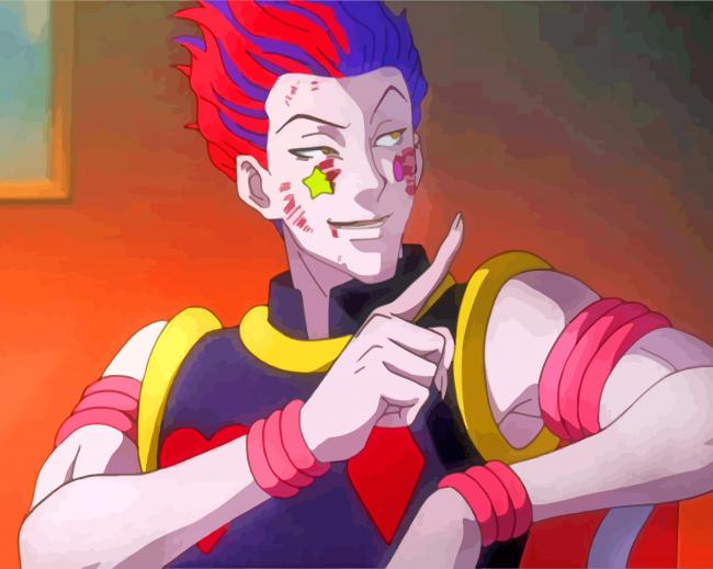 Hisoka Morow Anime Character paint by number