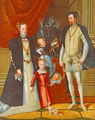 Holy Roman Emperor Maximilian II Giuseppe Arcimboldo paint by number