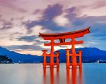 Itsukushima Shrine paint by numbers