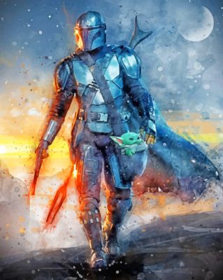 Mando-and-baby-yoda-paint-by-number