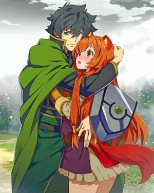 Naofumi And Raphtalia paint by numbers
