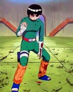 Naruto Rock Lee paint by number