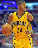 Paul George Basketball Player paint by numbers