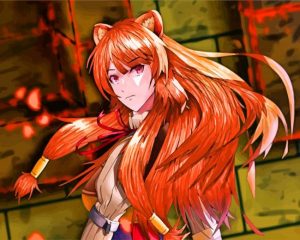 Raphtalia Anime Character paint by number