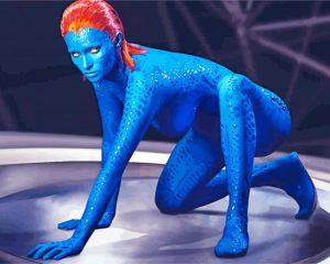 Raven X men Movie paint by number