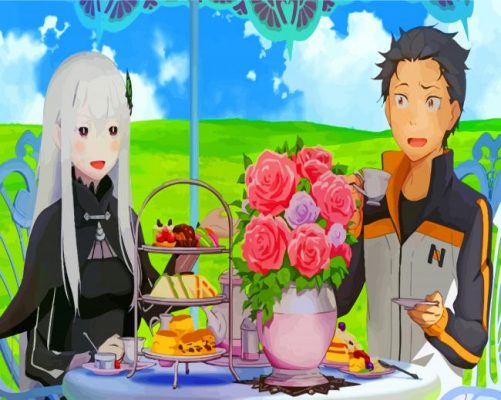 Re Zero Anime Characters paint by number