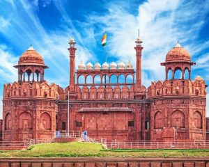 Red Fort India Paint By Numbers