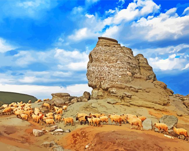 Sphinx sinaia paint by number