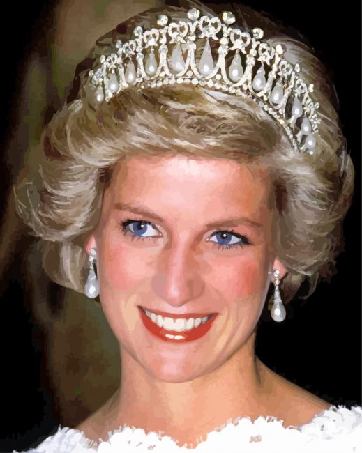 The Princess Diana paint by numbers