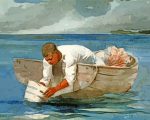The Water Fan Winslow Homer paint by number