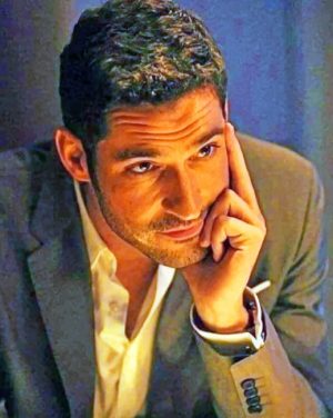 Tom Ellis Lucifer paint by numbers