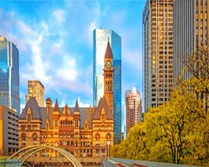 Toronto Old City Hall paint by number