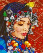 Traditional Amazigh Woman paint by numbers