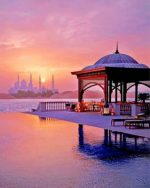 Abu Dhabi Sunset Paint by numbers