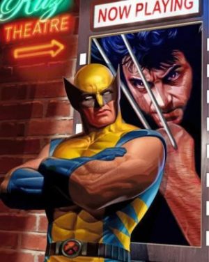 Aesthetic Wolverine Illustration Paint by numbers