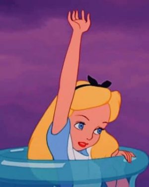 Princess Alice In Wonderland paint by numbers