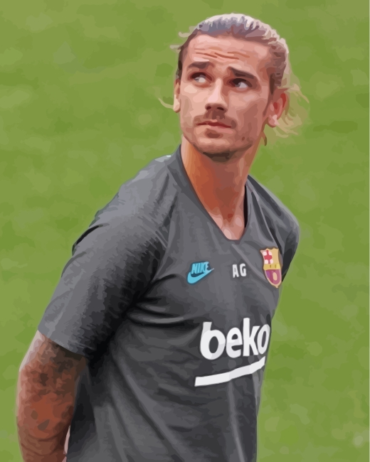 Antoine Griezmann FCB Paint By Number