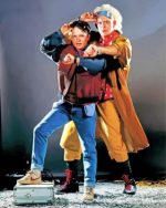 Doc Brown Marty McFly paint by numbers