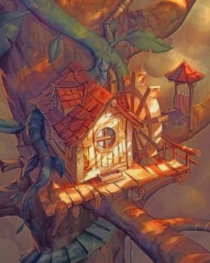 Bird House Paint by numbers