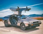 Grey Delorean Car Paint by numbers