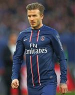 The footballer Player Beckham paint by numbers