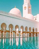 Sheikh Zayed Abu Dhabi paint by numbers