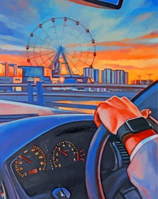 ferris wheel paint by numbers