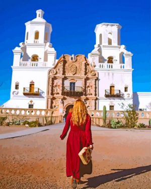 Follow Me To San Xavier paint by number