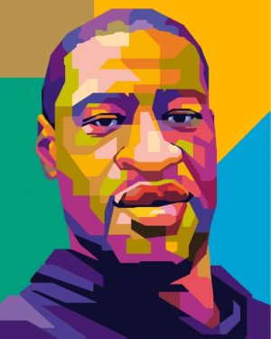 george floyd Pop Arts paint by numbers