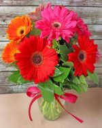 Gerberas Flowers Paint by numbers