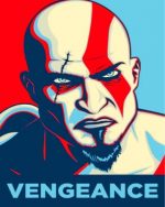 God Of War paint by numbers