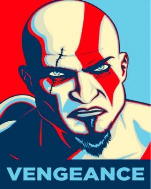 God Of War paint by numbers