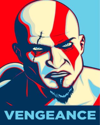 God Of War paint by numbers