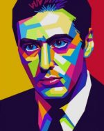 Michael Corleone Pop Art paint by numbers
