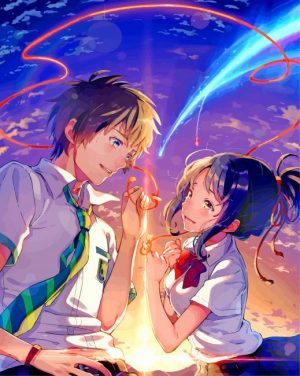 kimi no nawa anime paint by number